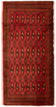 トルカマン絨毯 130x60cm - ペルシャ絨毯