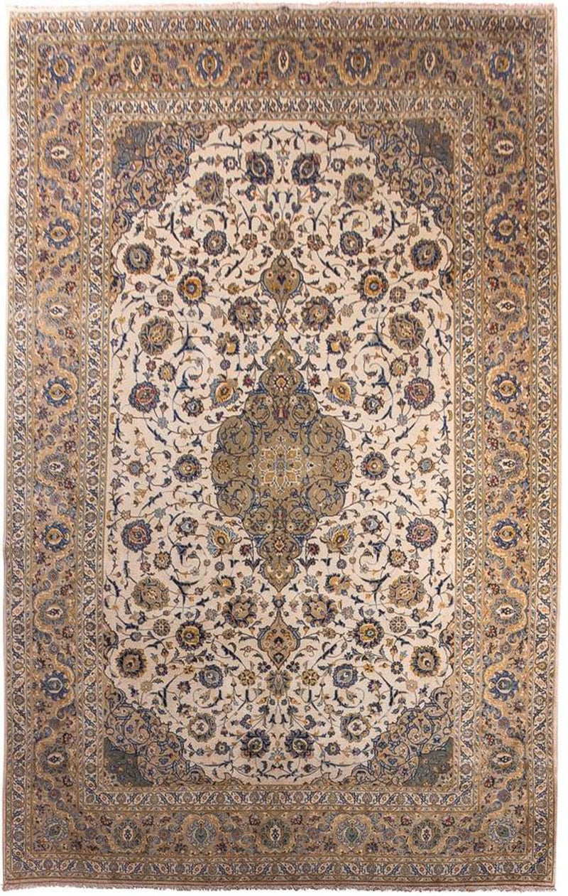 カシャーン 絨毯 415x295cm - ペルシャ絨毯