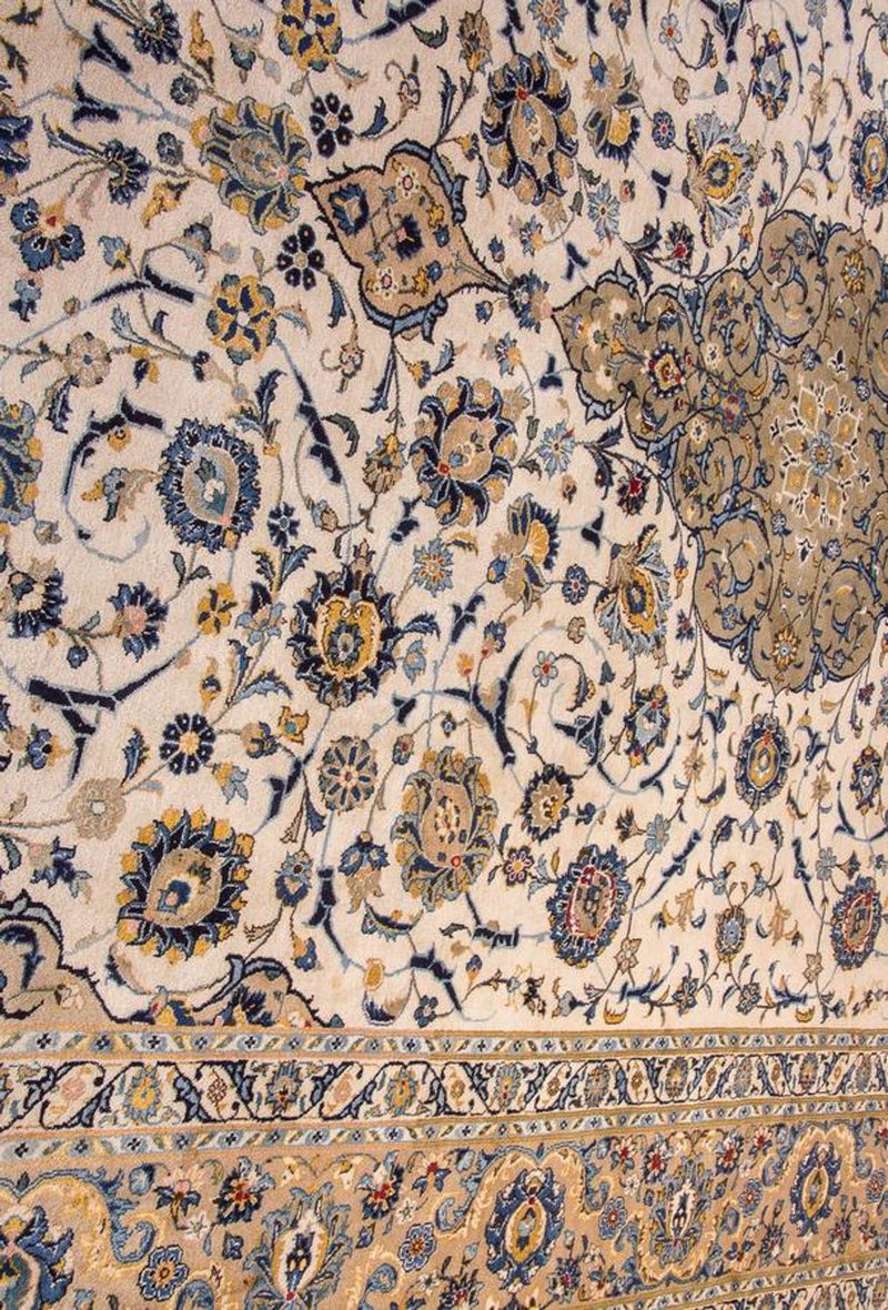 カシャーン 絨毯 415x295cm - ペルシャ絨毯