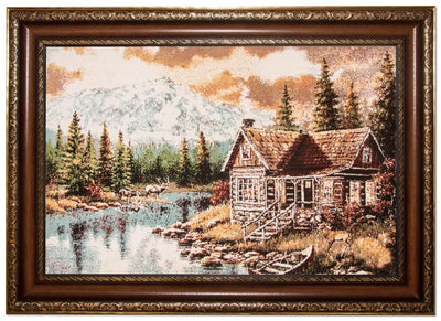 絵画絨毯 61x85cm - オリエンタル絨毯