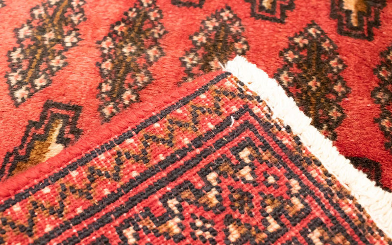 トルカマン絨毯 100x50cm - ペルシャ絨毯