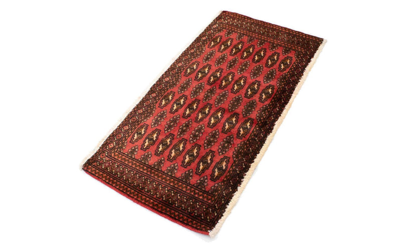 トルカマン絨毯 100x50cm - ペルシャ絨毯