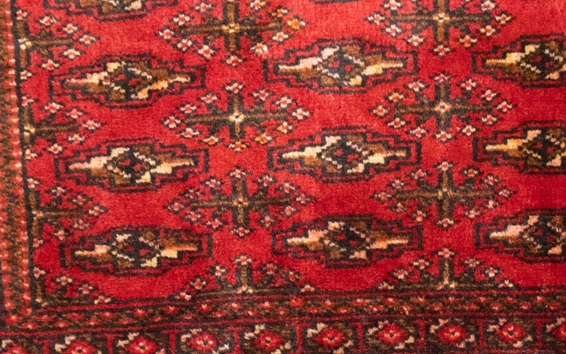 トルカマン絨毯 100x50cm - ペルシャ絨毯