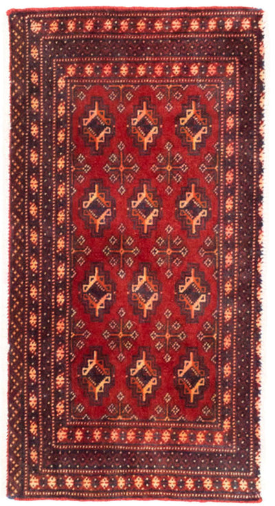 トルカマン絨毯 50x100cm - ペルシャ絨毯