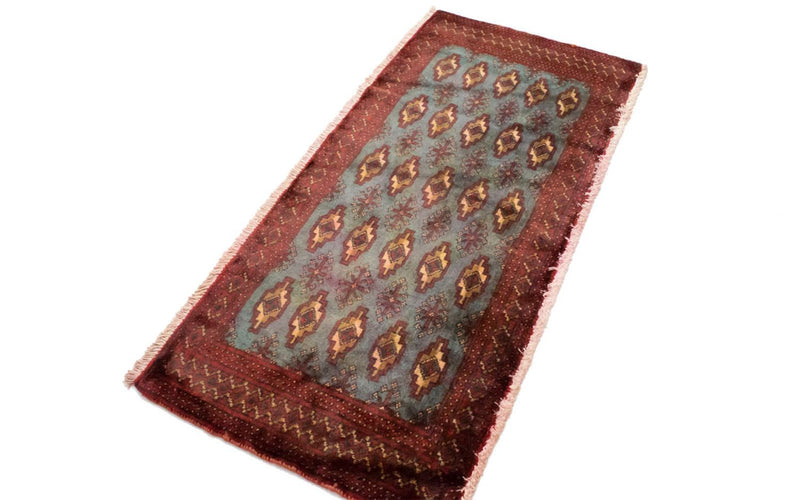 トルカマン絨毯 130x60cm - ペルシャ絨毯