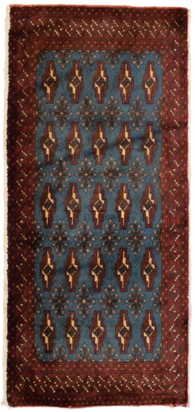 トルカマン絨毯 60x130cm - ペルシャ絨毯