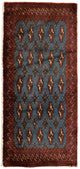 トルカマン絨毯 130x60cm - ペルシャ絨毯