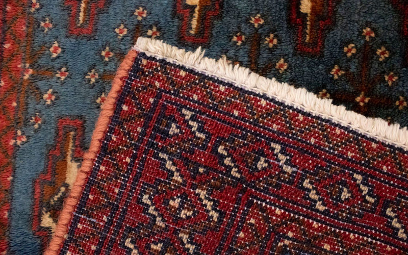 トルカマン絨毯 130x60cm - ペルシャ絨毯