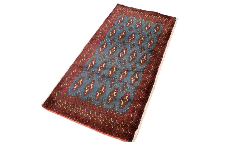 トルカマン絨毯 130x60cm - ペルシャ絨毯