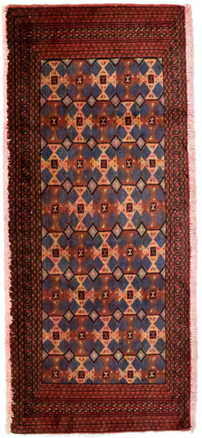 トルカマン絨毯 130x60cm - ペルシャ絨毯