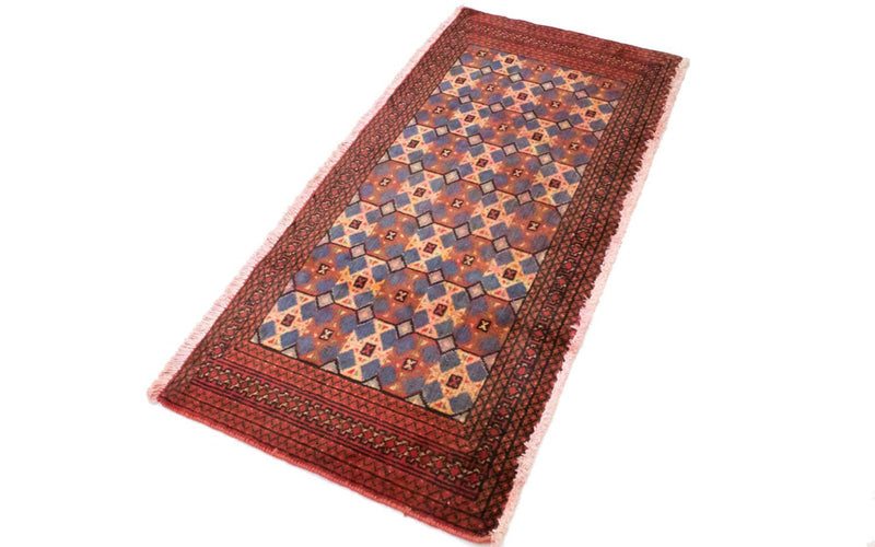 トルカマン絨毯 130x60cm - ペルシャ絨毯