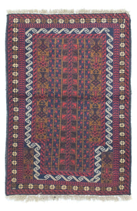 バルーチ絨毯 132x88cm - オリエンタル絨毯 – product image