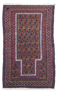 バルーチ絨毯 136x83cm - オリエンタル絨毯 – product image