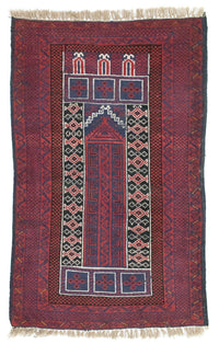 バルーチ絨毯 131x85cm - オリエンタル絨毯 – product image