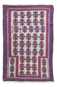 バルーチ絨毯 126x80cm - オリエンタル絨毯 – product image