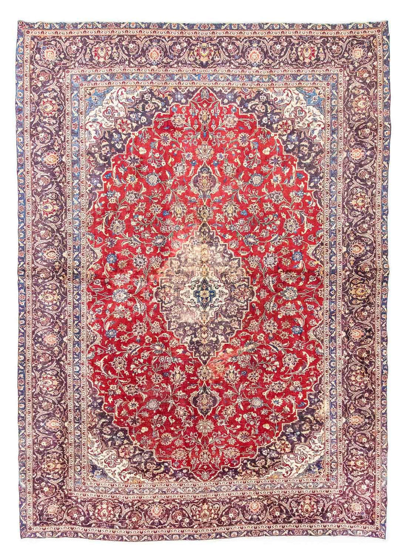 カシャーン 絨毯 382x290cm - ペルシャ絨毯