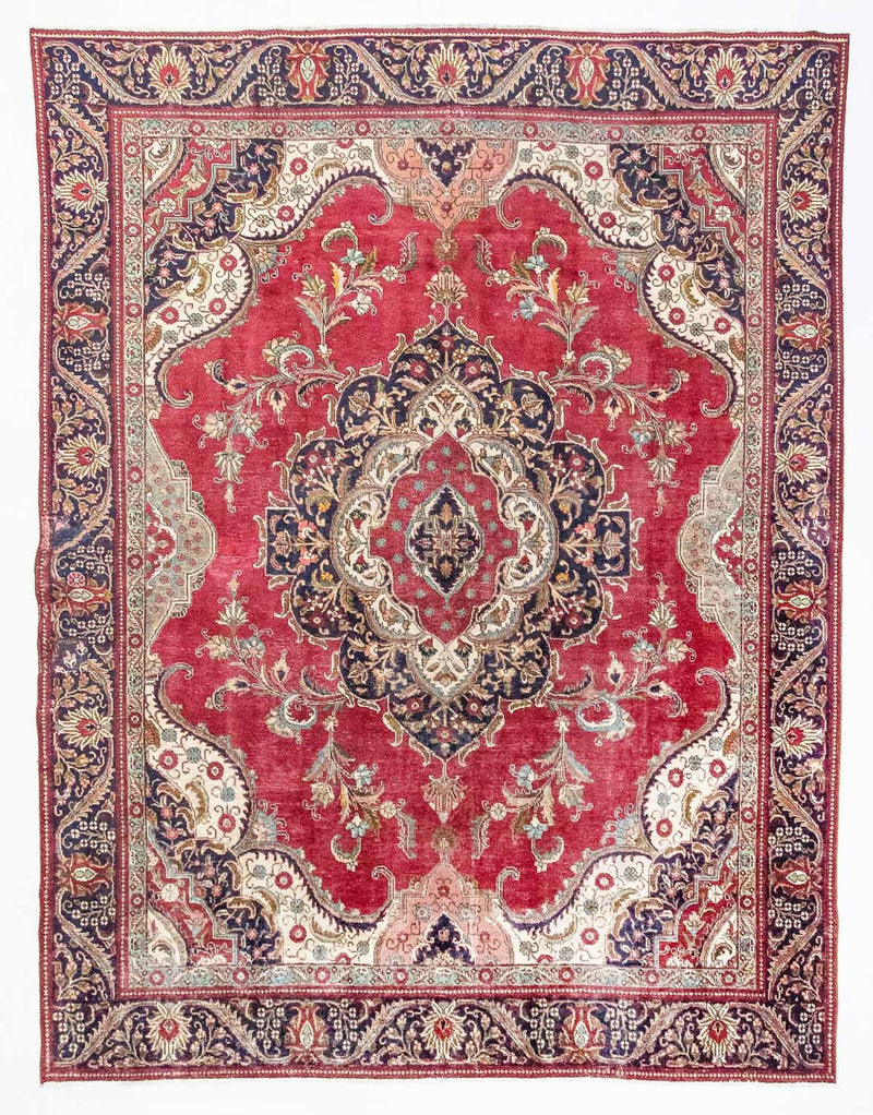 タブリーズ 絨毯 367x277cm - ペルシャ絨毯