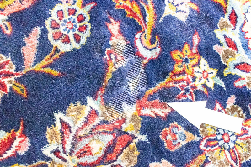 カシャーン 絨毯 367x285cm - ペルシャ絨毯