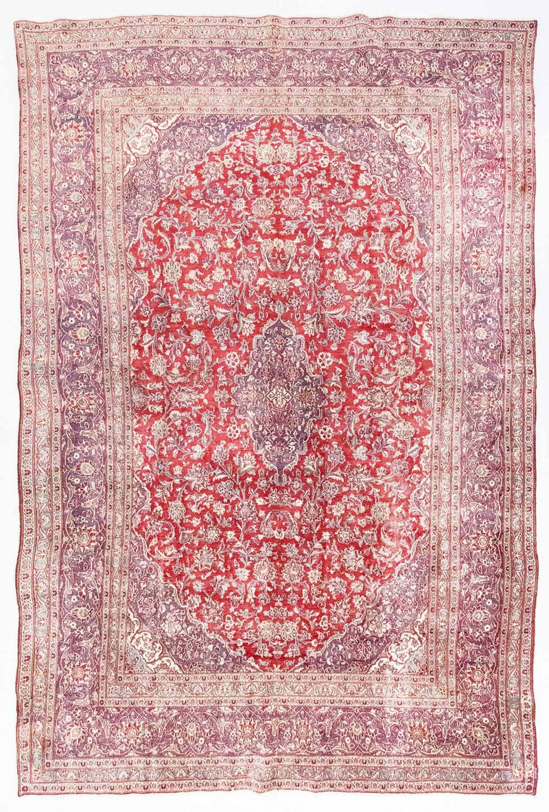 カシャーン 絨毯 382x243cm - ペルシャ絨毯