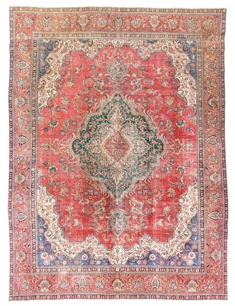 タブリーズ 絨毯 380x284cm - ペルシャ絨毯