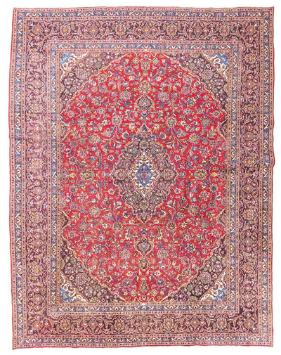 カシャーン 絨毯 295x388cm - ペルシャ絨毯