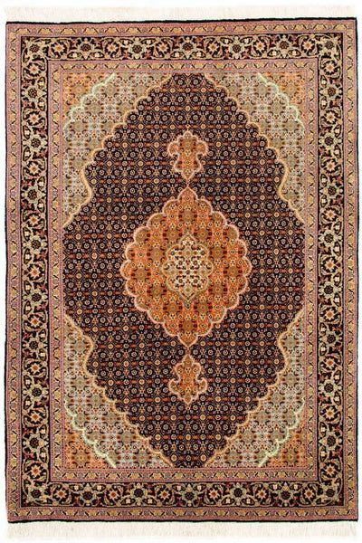 タブリーズ - 50 Raj 絨毯 101x146cm - ペルシャ絨毯