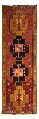 キリム オールド／アンティーク 絨毯 375x130cm