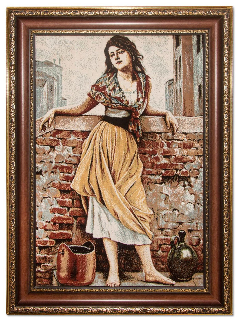 絵画絨毯 85x60cm - オリエンタル絨毯