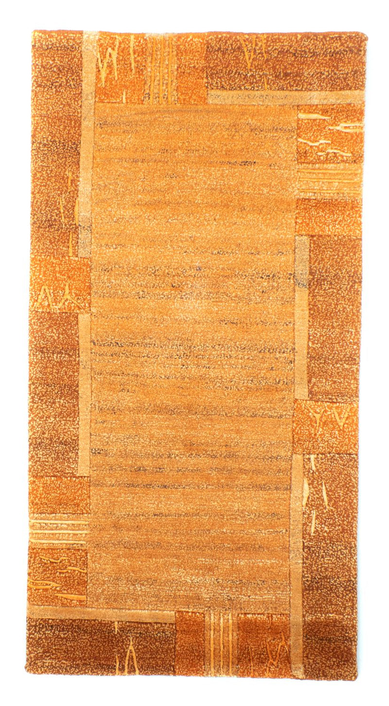 ネパール絨毯 140x72cm - ウールラグ