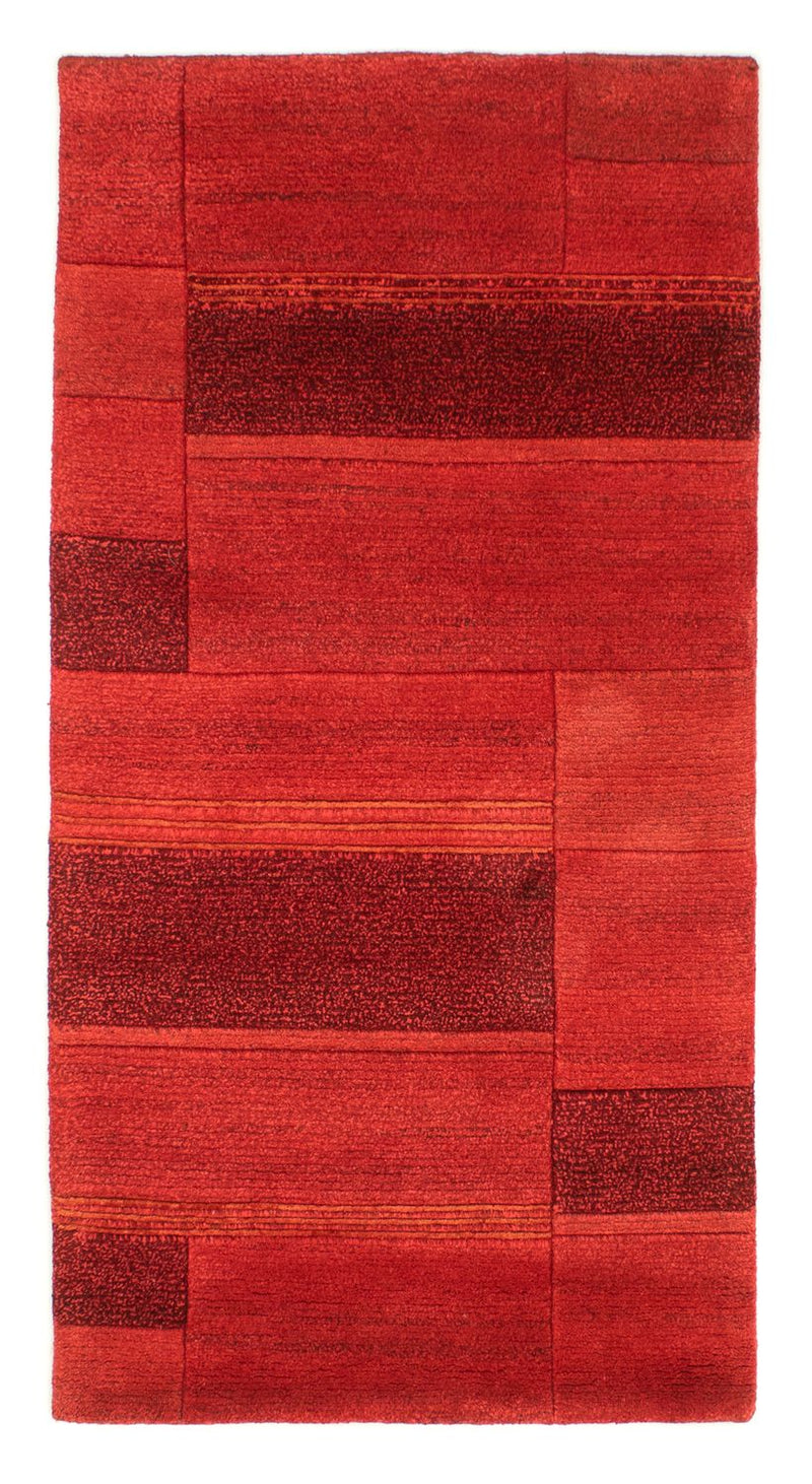 ネパール絨毯 138x72cm - ウールラグ