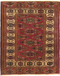 ブハラ 絨毯 106x94cm - オリエンタル絨毯 – product image