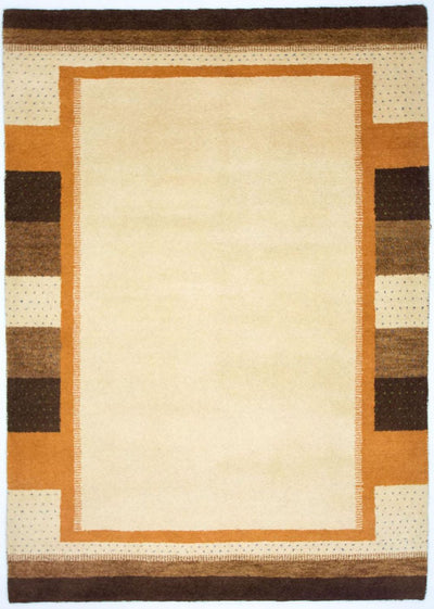インド ギャベ 絨毯 171x243cm - ウールラグ
