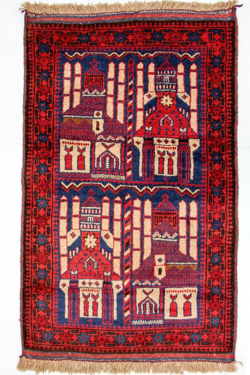 バルーチ絨毯 145x87cm - オリエンタル絨毯