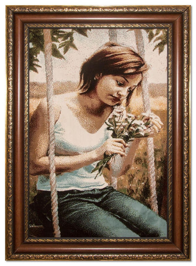 絵画絨毯 60x85cm - オリエンタル絨毯