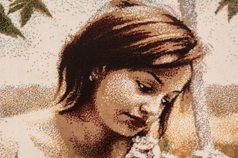 絵画絨毯 85x60cm - オリエンタル絨毯