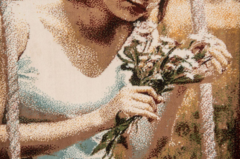 絵画絨毯 85x60cm - オリエンタル絨毯