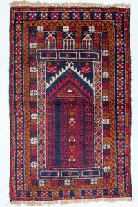 バルーチ絨毯 123x75cm - オリエンタル絨毯 – product image