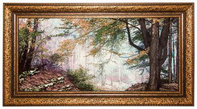 絵画絨毯 64x113cm - オリエンタル絨毯
