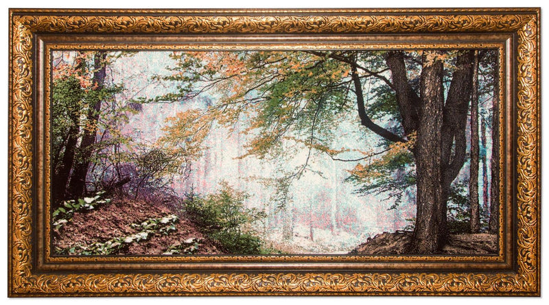 絵画絨毯 113x64cm - オリエンタル絨毯