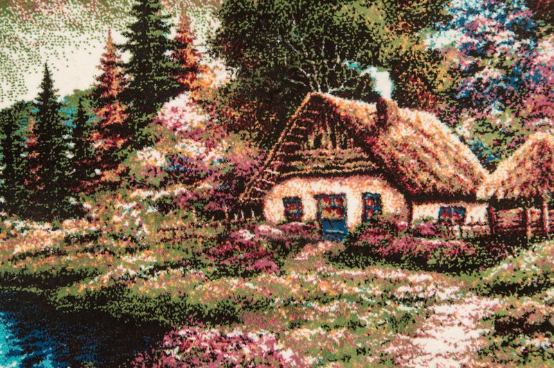 絵画絨毯 112x63cm - オリエンタル絨毯