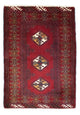 トルカマン絨毯 90x76cm - ペルシャ絨毯