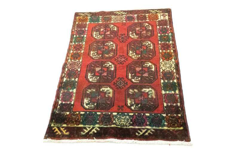 トルカマン絨毯 100x67cm - ペルシャ絨毯