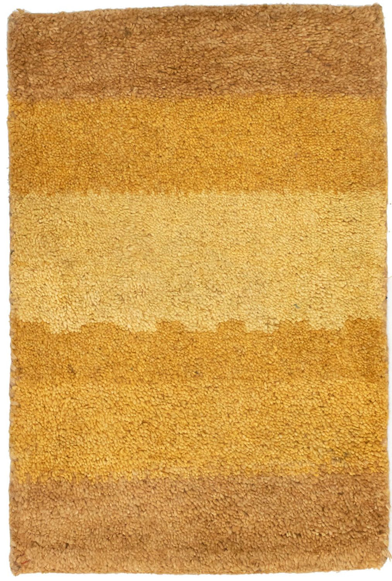 インド ギャベ 絨毯 60x40cm - ウールラグ