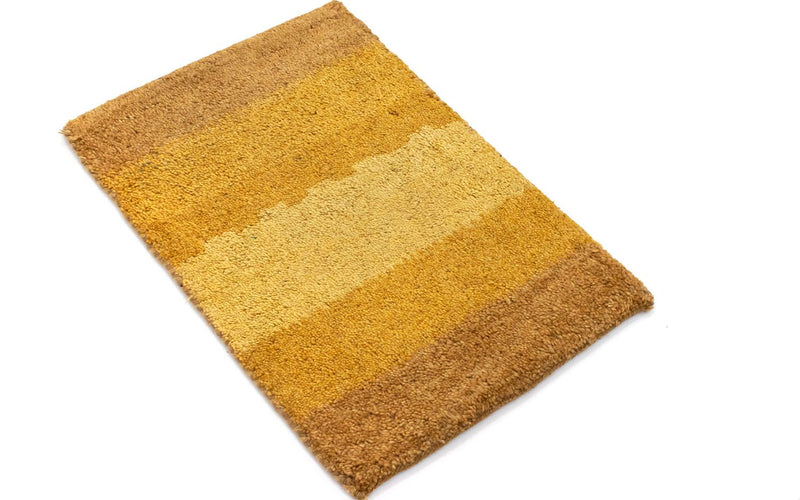 インド ギャベ 絨毯 60x40cm - ウールラグ