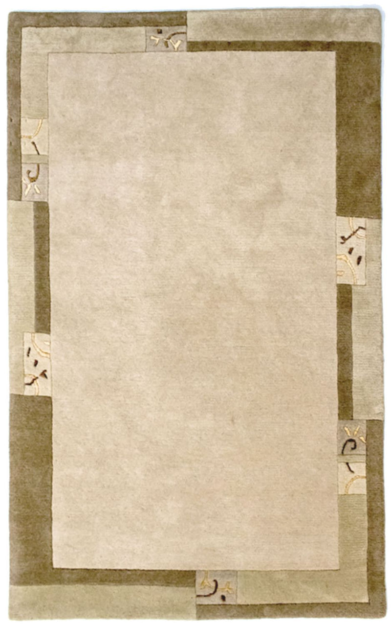 ネパール絨毯 191x121cm - ウールラグ