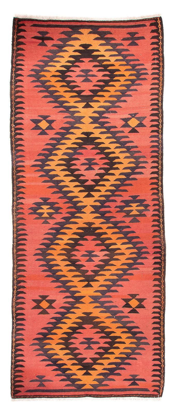 キリム オールド／アンティーク 絨毯 400x140cm