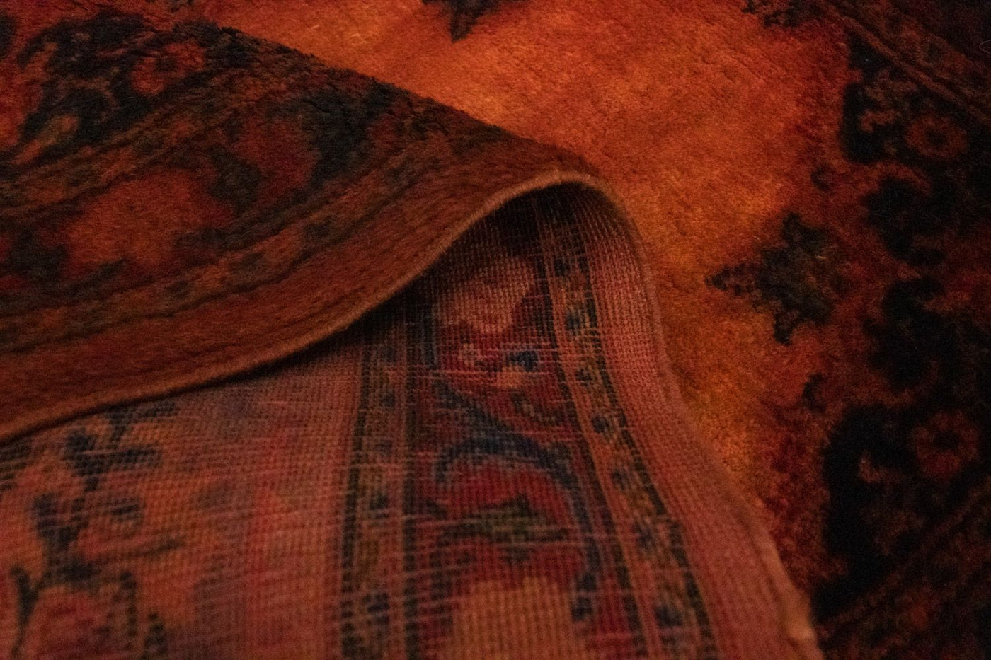 サルーク 絨毯 100x55cm - ペルシャ絨毯