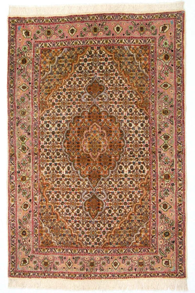 タブリーズ - 50 Raj 絨毯 83x125cm - ペルシャ絨毯