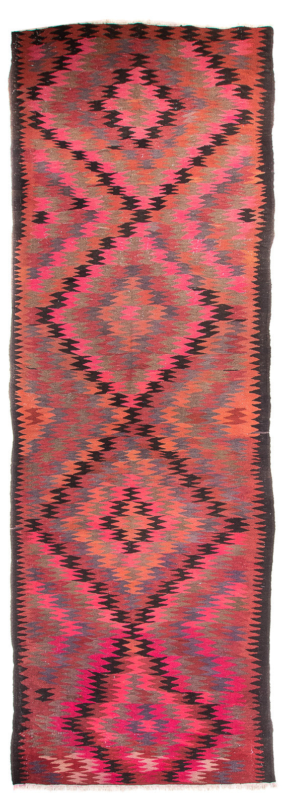 キリム オールド／アンティーク 絨毯 420x130cm