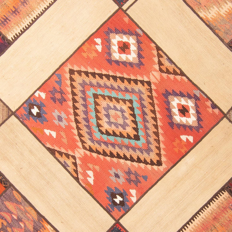 パッチワーク絨毯 230x160cm - ペルシャウールラグ